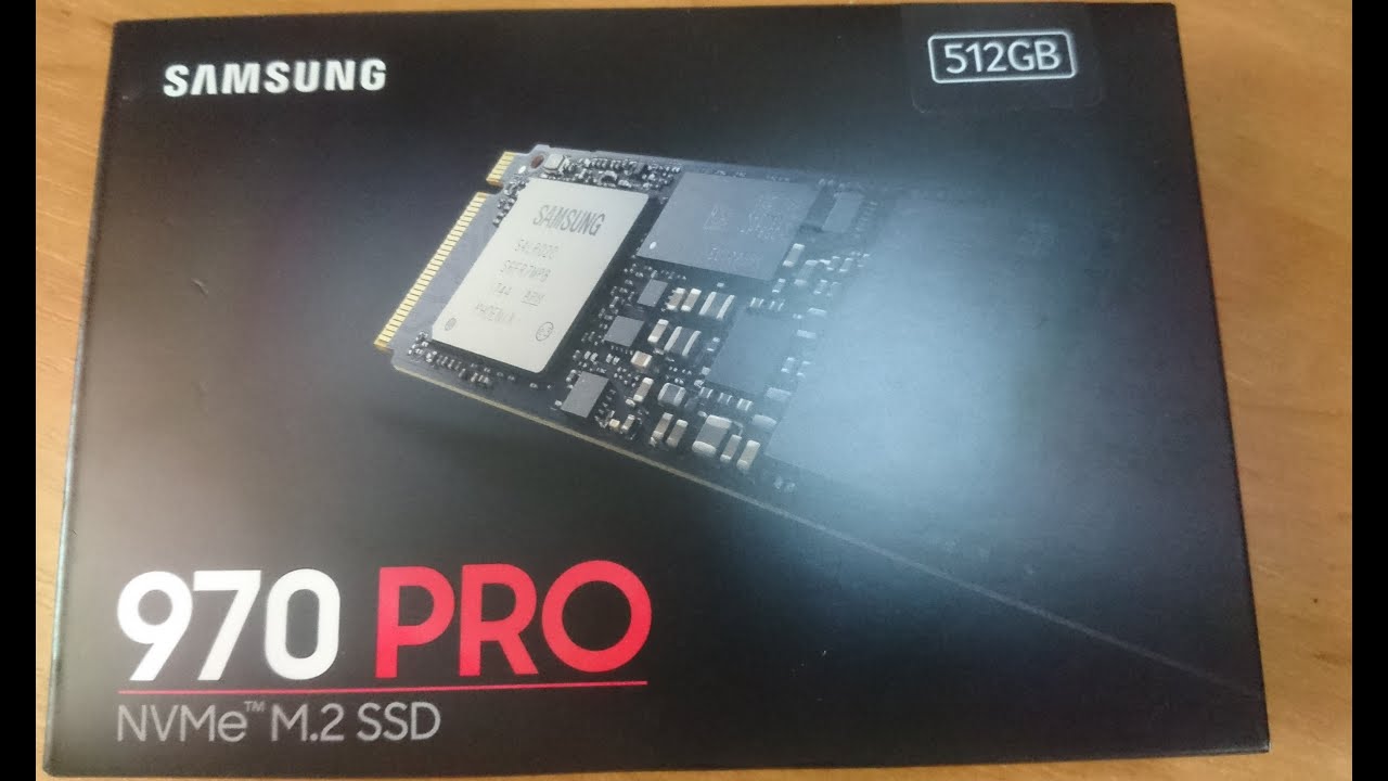 Распаковка Samsung 970 Pro series 512GB M.2 PCIe MLC из Rozetka