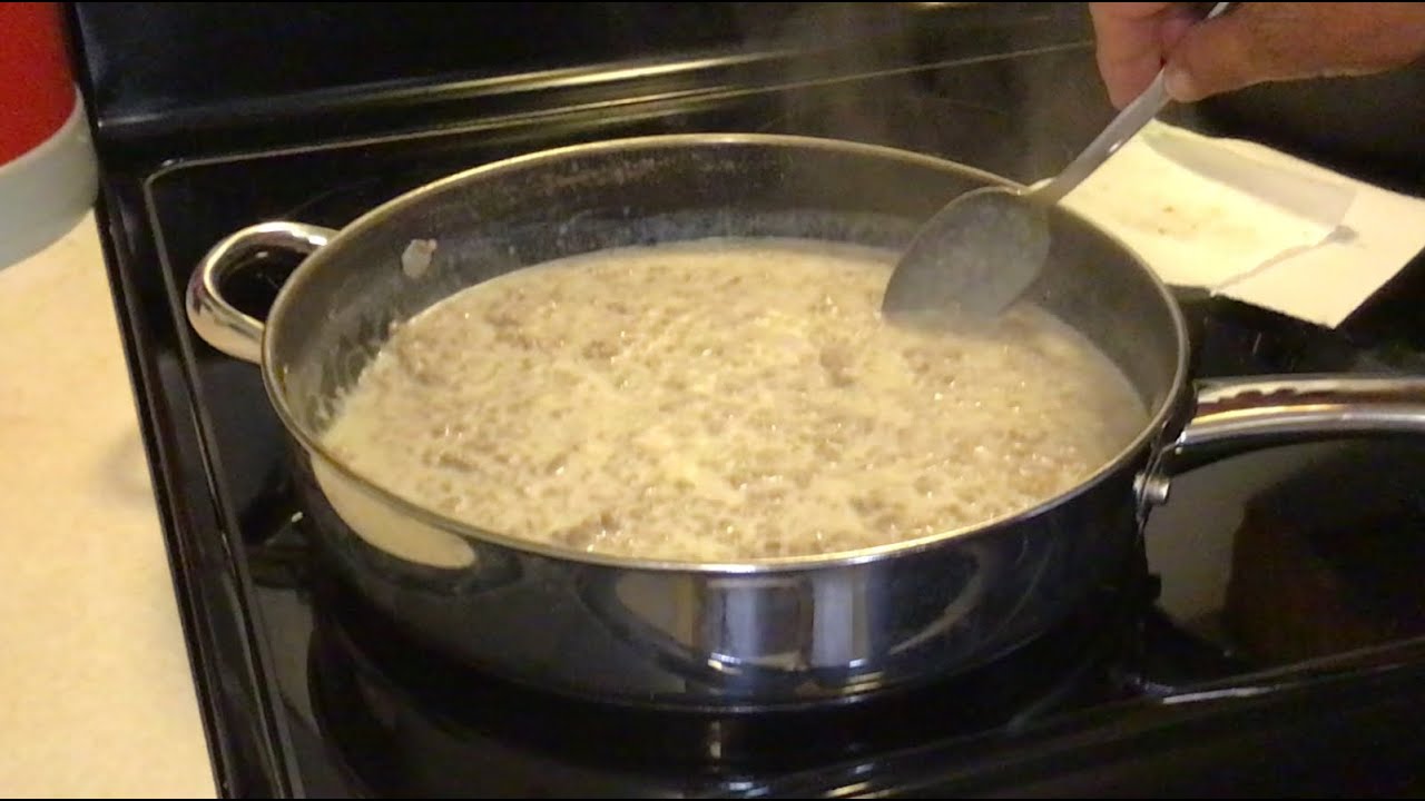 S O S !! Military Recipe! Hamburger Gravy, Best Recipe Ever!