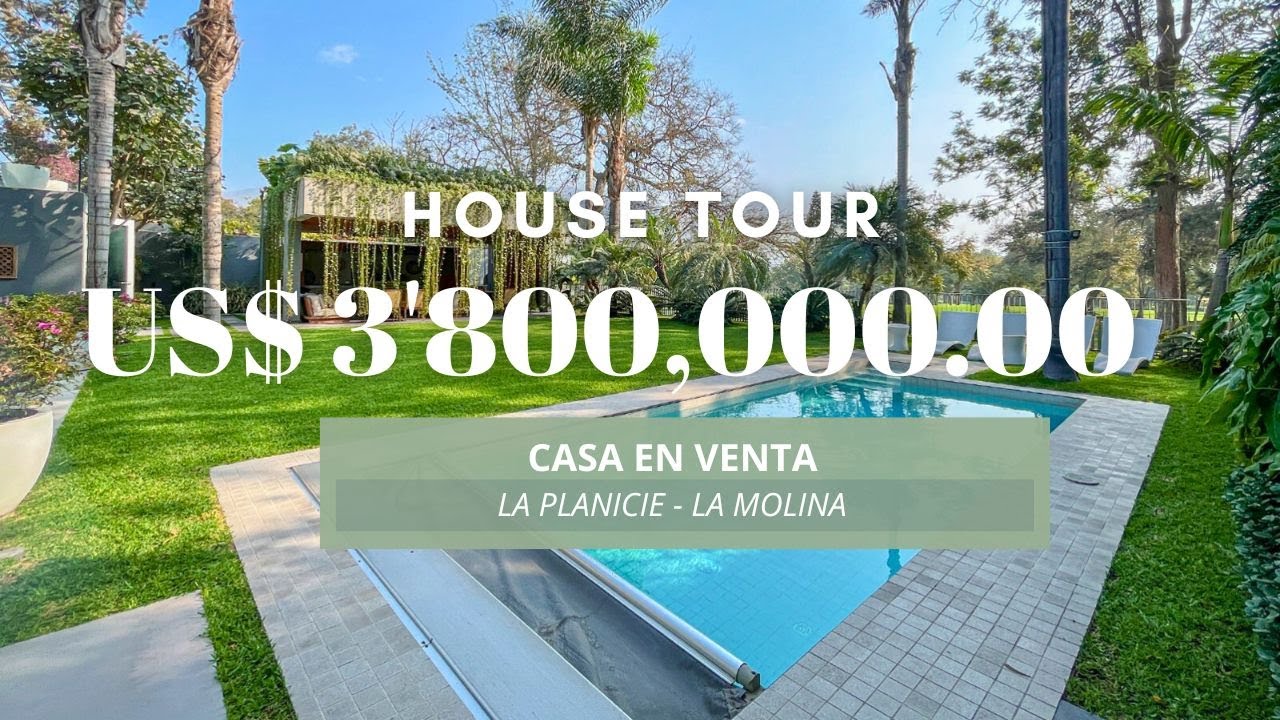 Exclusiva y Moderna Residencia con vista al Golf de La Planicie - La Molina