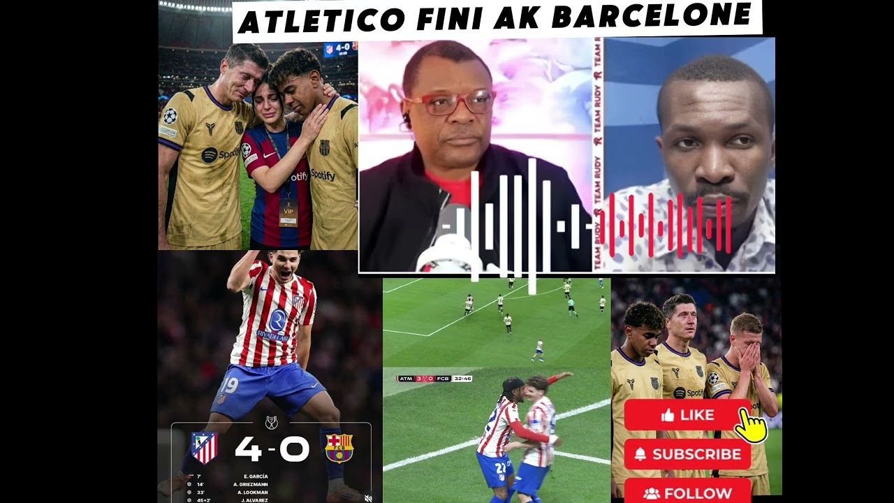Rudy komanse pale tankou yon nèg ki pat gade match lan. 