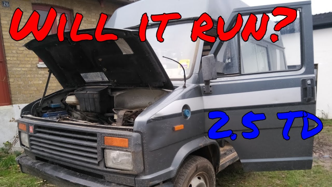 Citroën C25 4x4 Turbo Diesel. First cold start in many years! will it start?