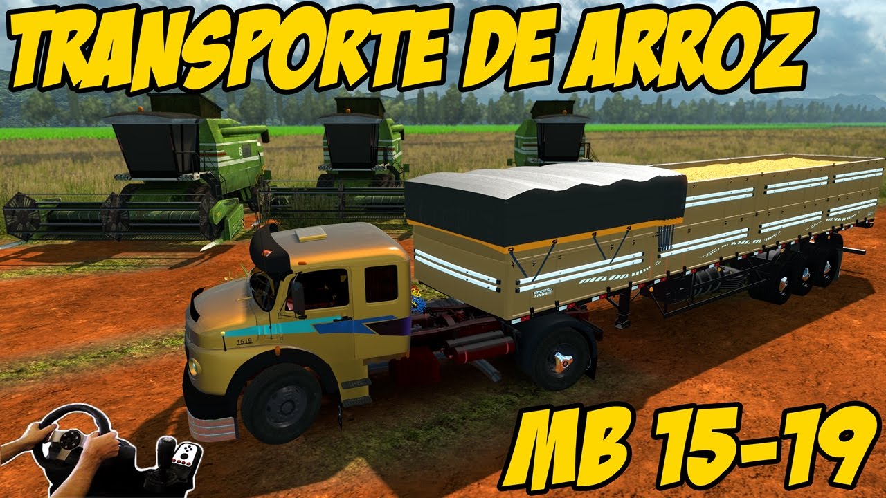 TRANSPORTANDO ARROZ - 1519 BREJEIRA - JOGANDO NA BANGUELA