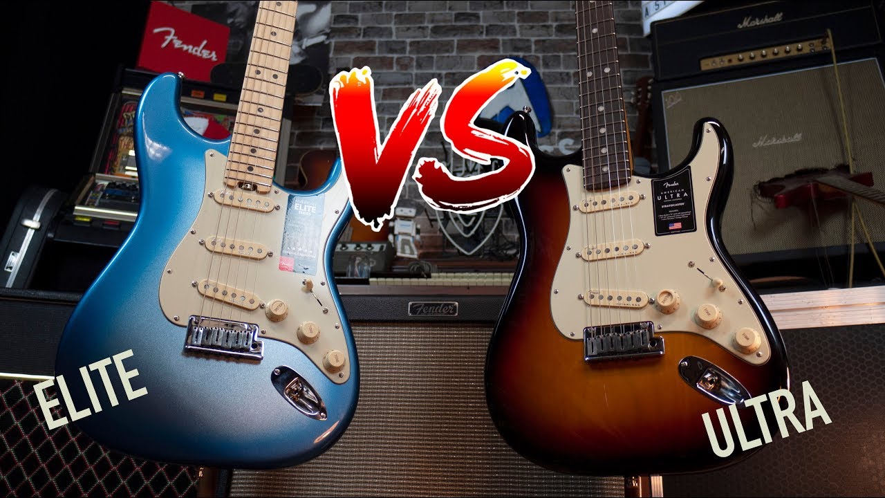 Fender Ultra vs Elite Stratocaster: What's the difference?