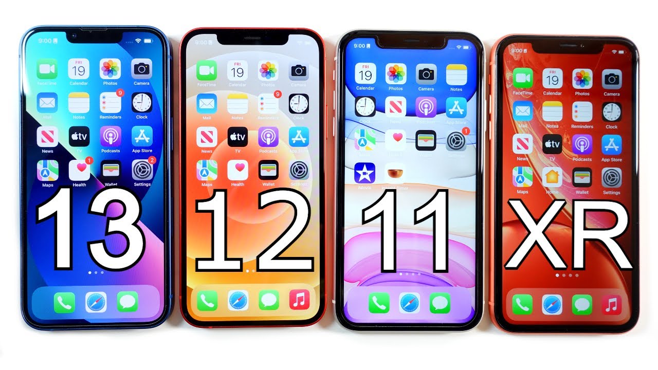 iPhone 13 vs 12 vs 11 vs XR!