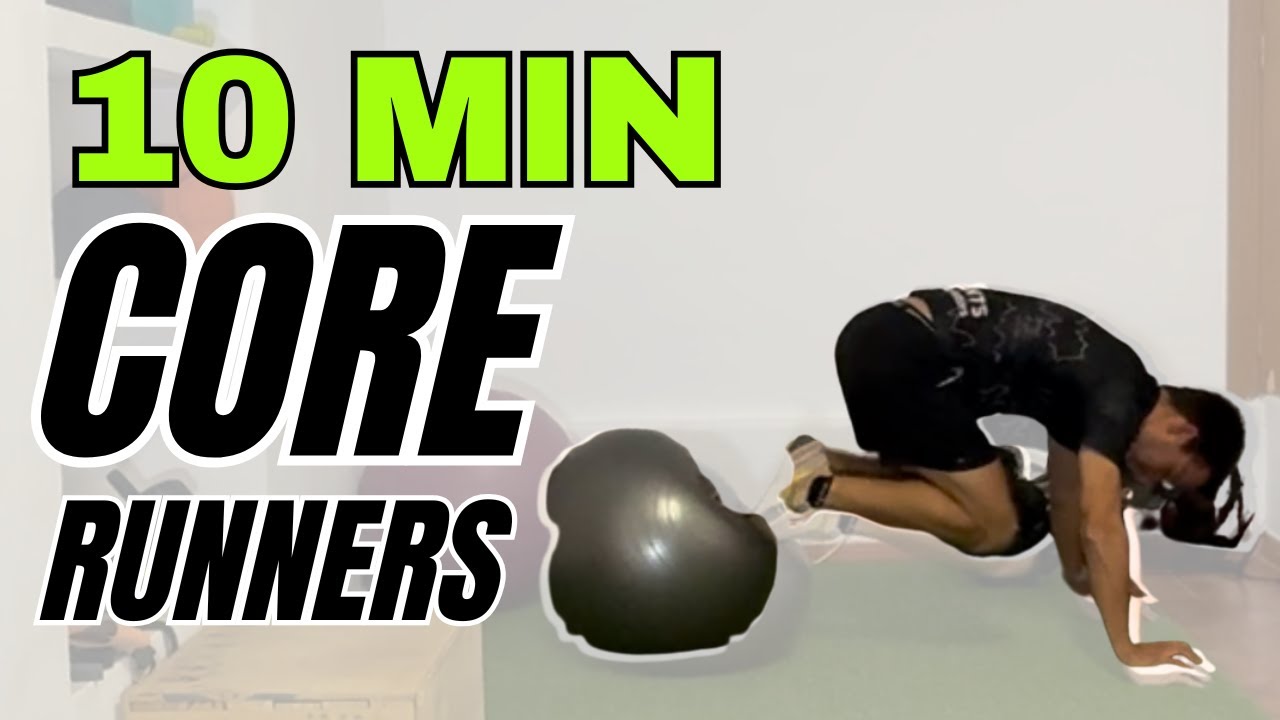🔥RUTINA de CORE para RUNNING 🏃 Utilizando Fitball (10 minutos)
