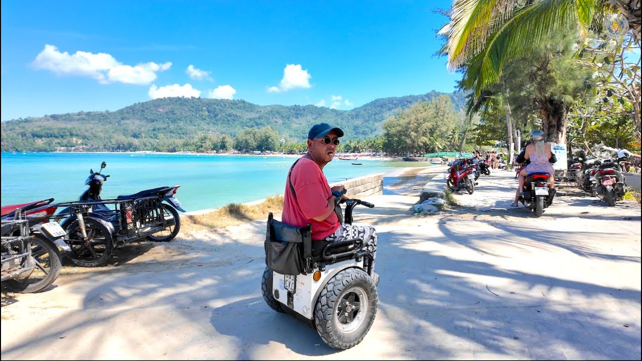 Rollstuhl Thailand Patong Kamala Beach extreme