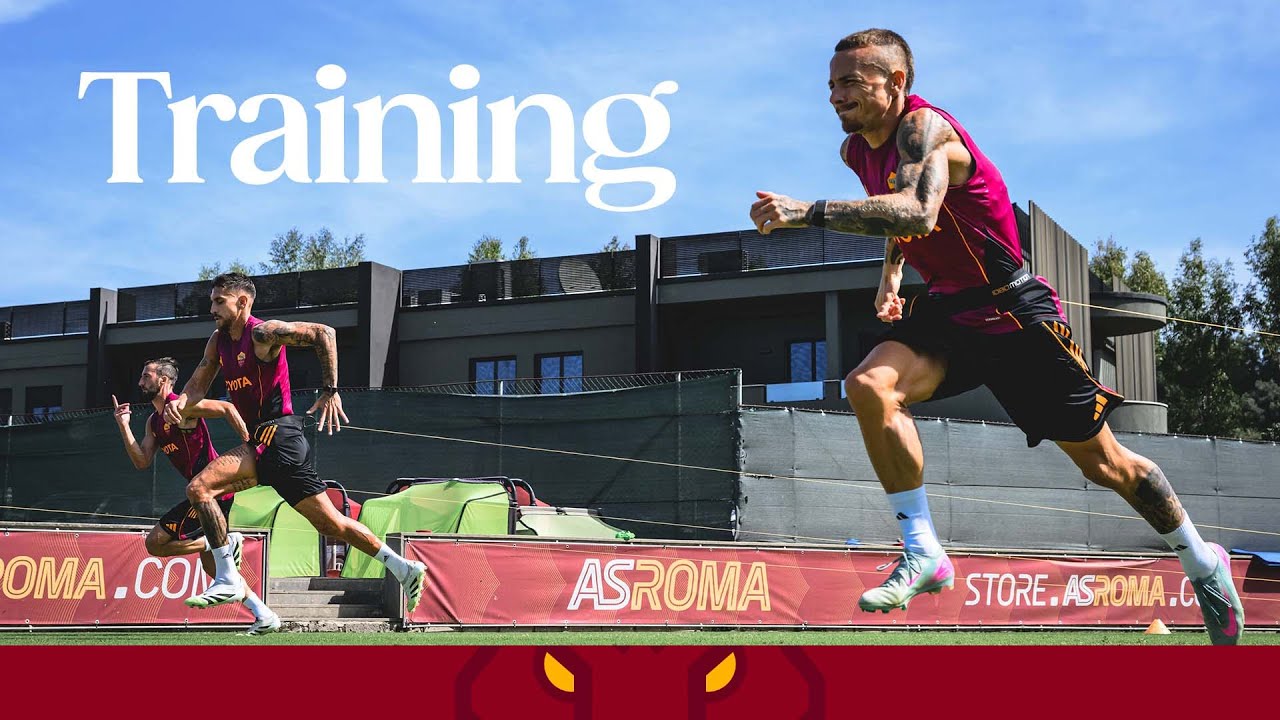 Training at Trigoria during the international break ⚽🐺