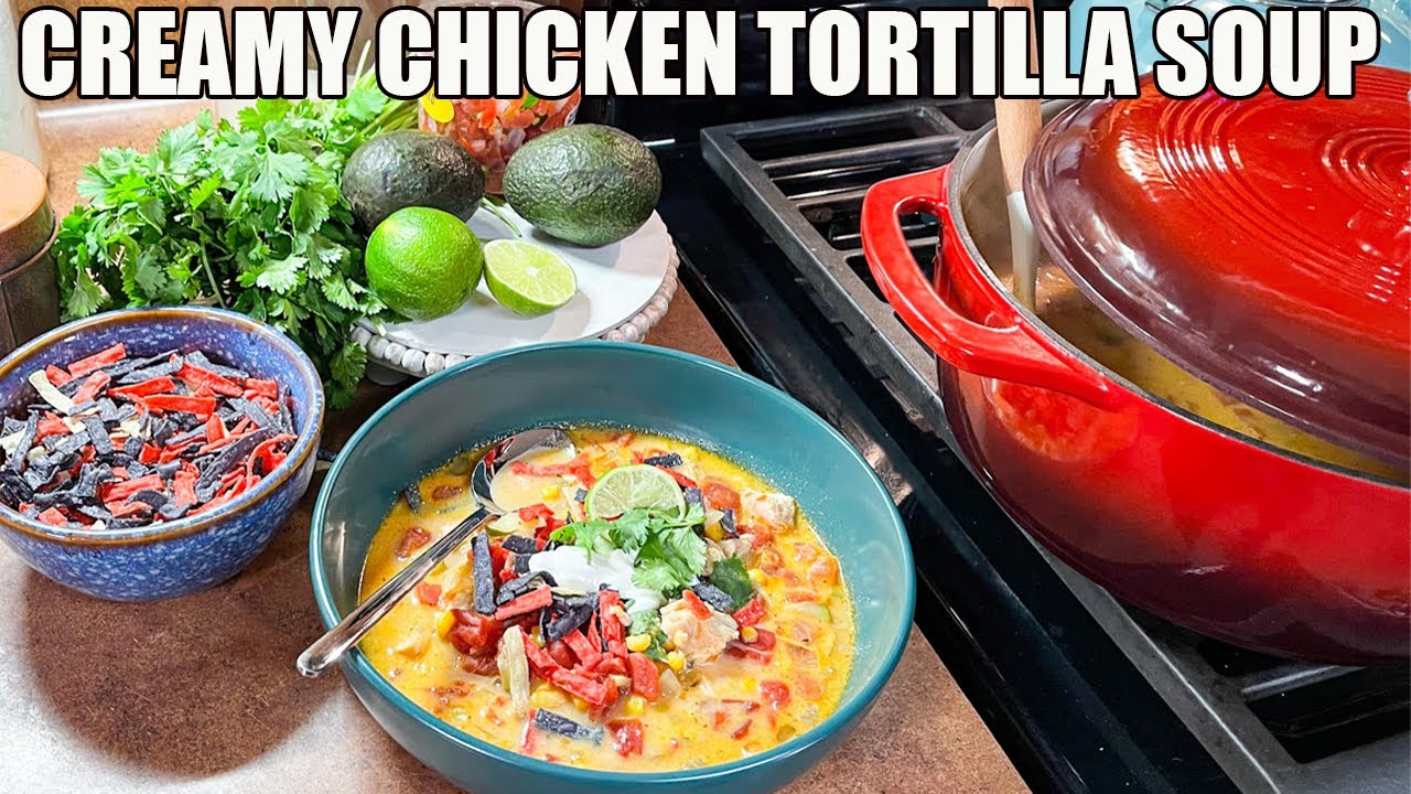 СЛИВОЧНЫЙ СУП ИЗ КУРИНОЙ ТОРТИЛЬИ. Осенний сезон супов.