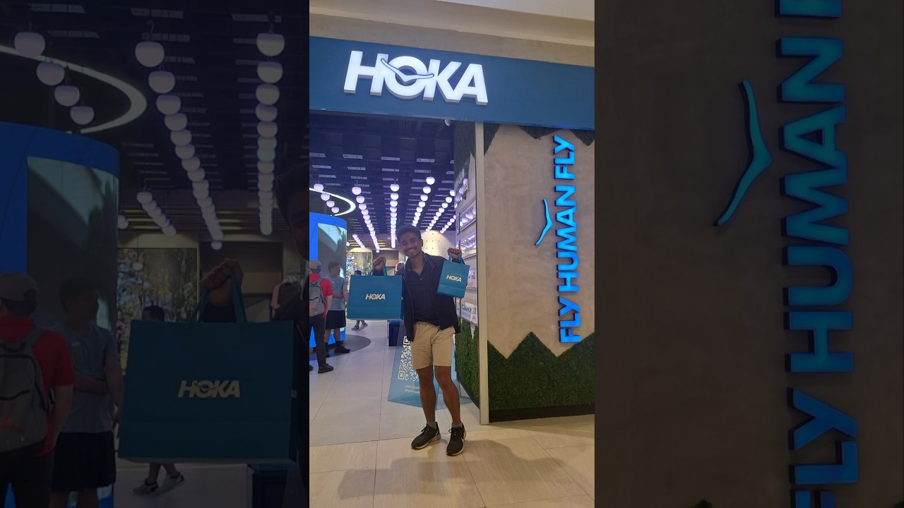Visited Hoka Official Store and bought some deferred rewards for myself for my future achievements