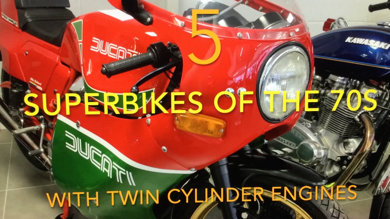 5 SuperBikes of the 70s with Twin cylinder engines