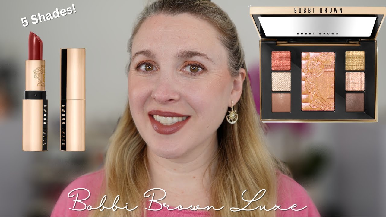 BOBBI BROWN LUXE | New Permanent Lipsticks + Holiday Eye & Cheek Palette