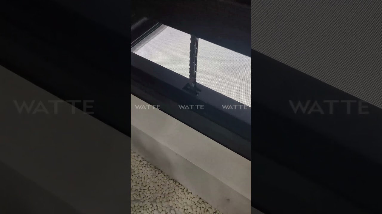 Exhibition electric extremely narrow hidden frame top-hung skylight