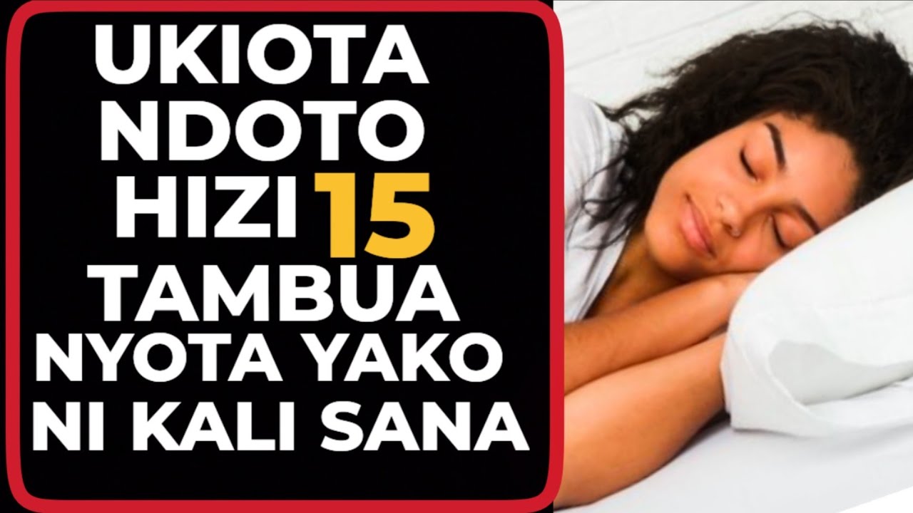 UKIOTA NDOTO HIZI 15 TAMBUA NYOTA YAKO NI KALI SANA WEWE SIO WA KAWAIDA