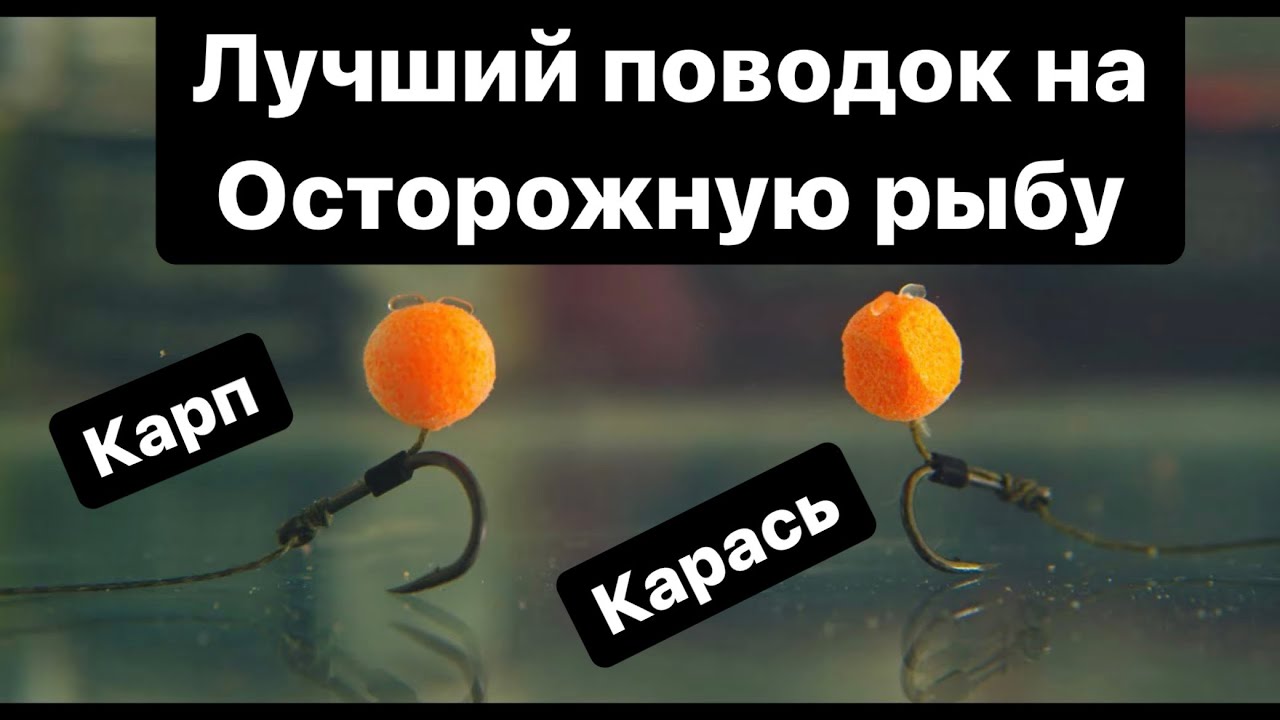 Самый лучший поводок на карпа и карася! Flat method