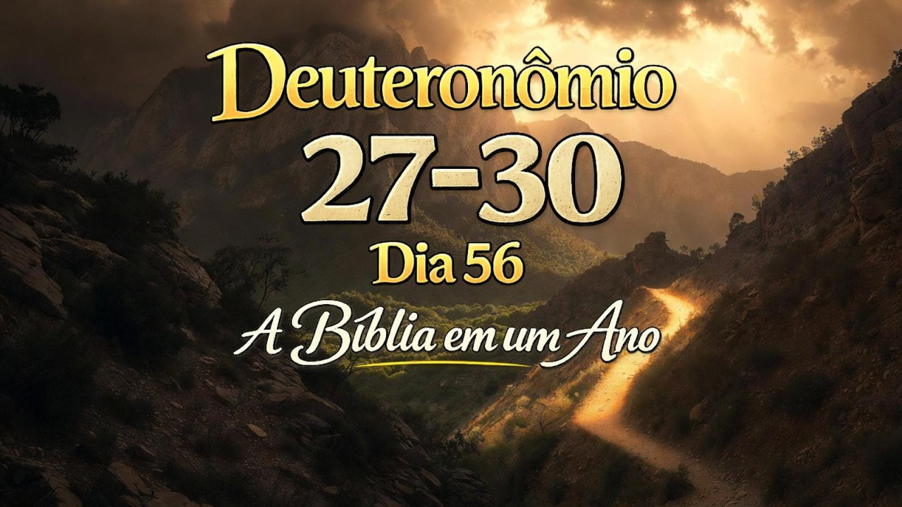 🔥 Deus avisou: obedeça ou sofra as consequências | Deuteronômio 27-30 | Dia 56
