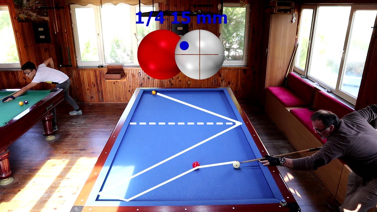 Carom Billiards 3 Cushion Mold Shots