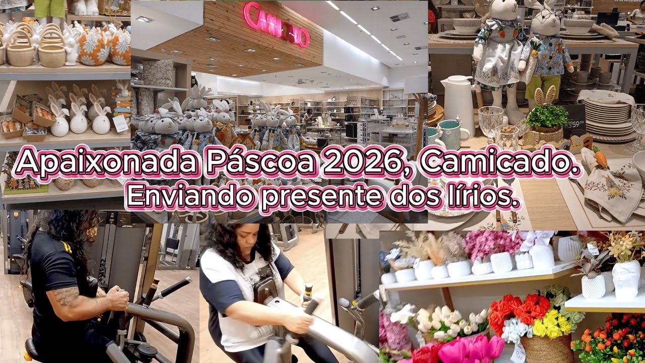 APAIXONADA PÁSCOA 2026 CAMICADO.  ENVIANDO PRESENTE DOS LÍRIOS. COMO TEM SIDO OS DIAS POR AQUI?