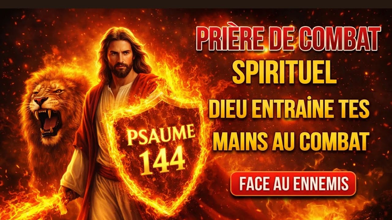 ⚔️🛡️ PRIÈRE DE COMBAT : PSAUME 144 — DIEU ENTRAÎNE TES MAINS