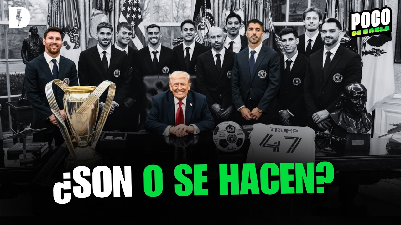 Messi y Suárez en la Casa Blanca: ¿Acto político o protocolo? | Poco se Habla