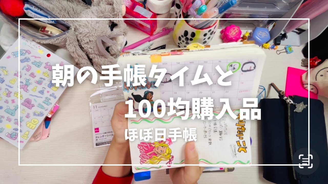 朝の手帳タイムとちょっと購入品紹介【ほぼ日手帳】