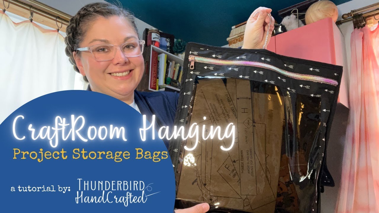 Craftroom Organizing - Sew Your Own Hanging Project Bags