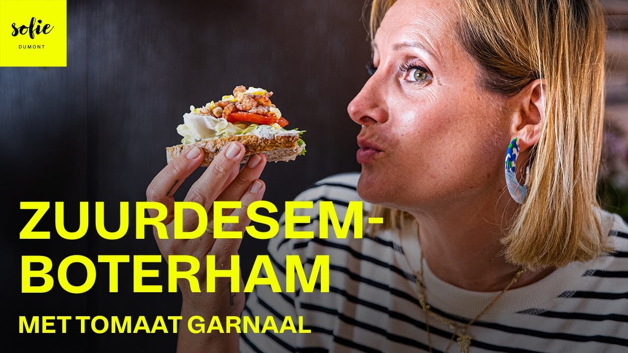 Heerlijke zuurdesemboterham met tomaat garnaal | Sofie Dumont