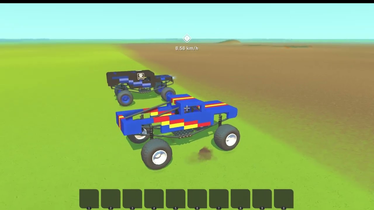 We are driving the 3rd batch of monster trucks I made