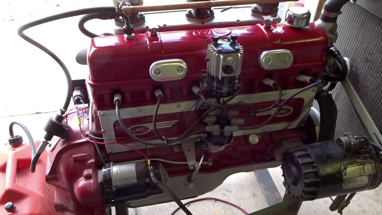 GMC 302 Military engine , running with better sound