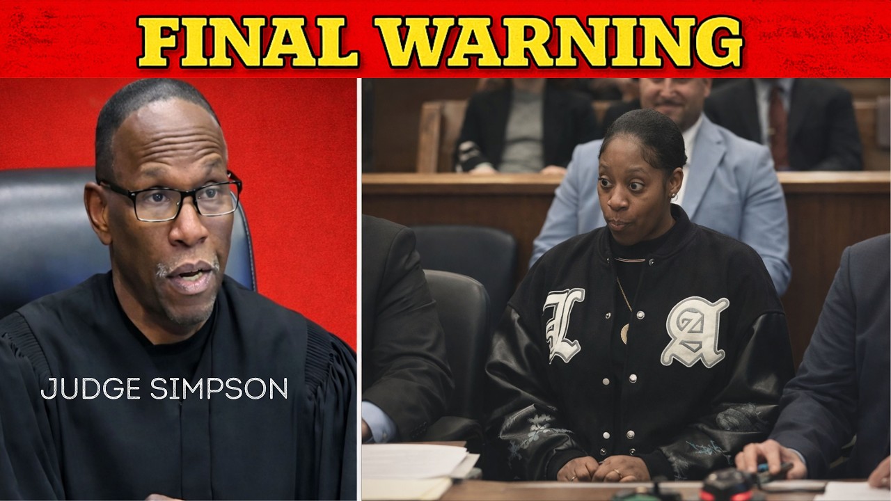 Single Mom Wearing GPS Tether In Court,  Judge Simpson Gives One Final Warning