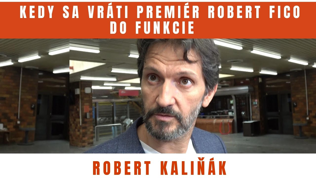 ROBERT KALIŇ&Aacute;K: O VZNIKU STVR (RTVS) A ZDRAVOTNOM STAVE ROBERTA FICA