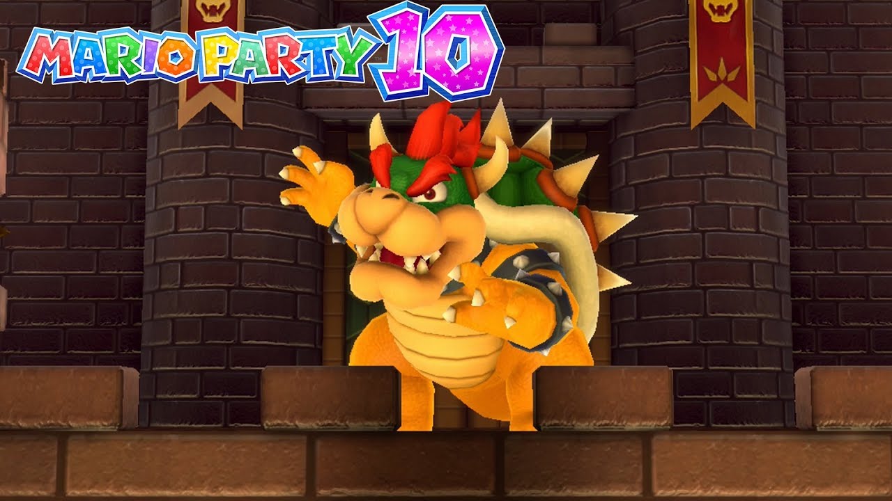 Mario Party 10 - Yoshi vs Waluigi vs Spike vs Mario - Chaos Castle gameplay #8