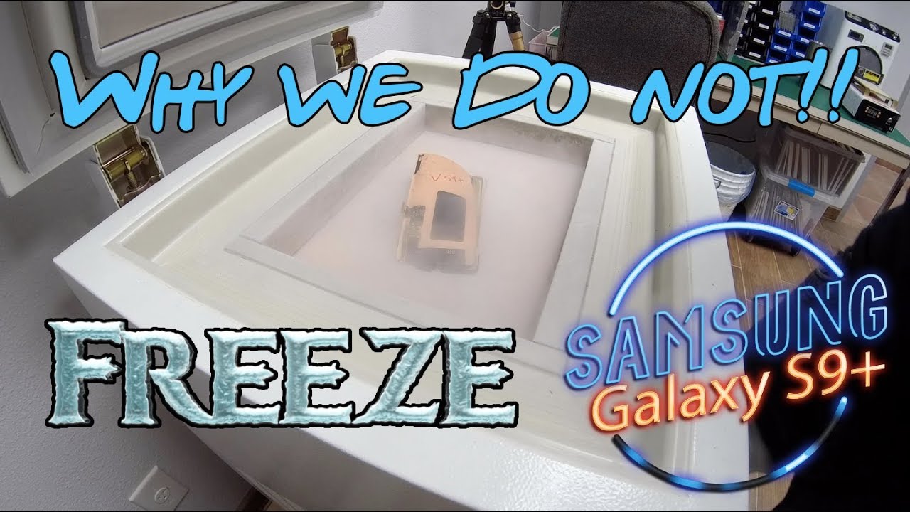 Samsung Galaxy S9/S9 Plus Cracked Screen Repair Freezing and Mid Frame Removal - Why We Don't Freeze