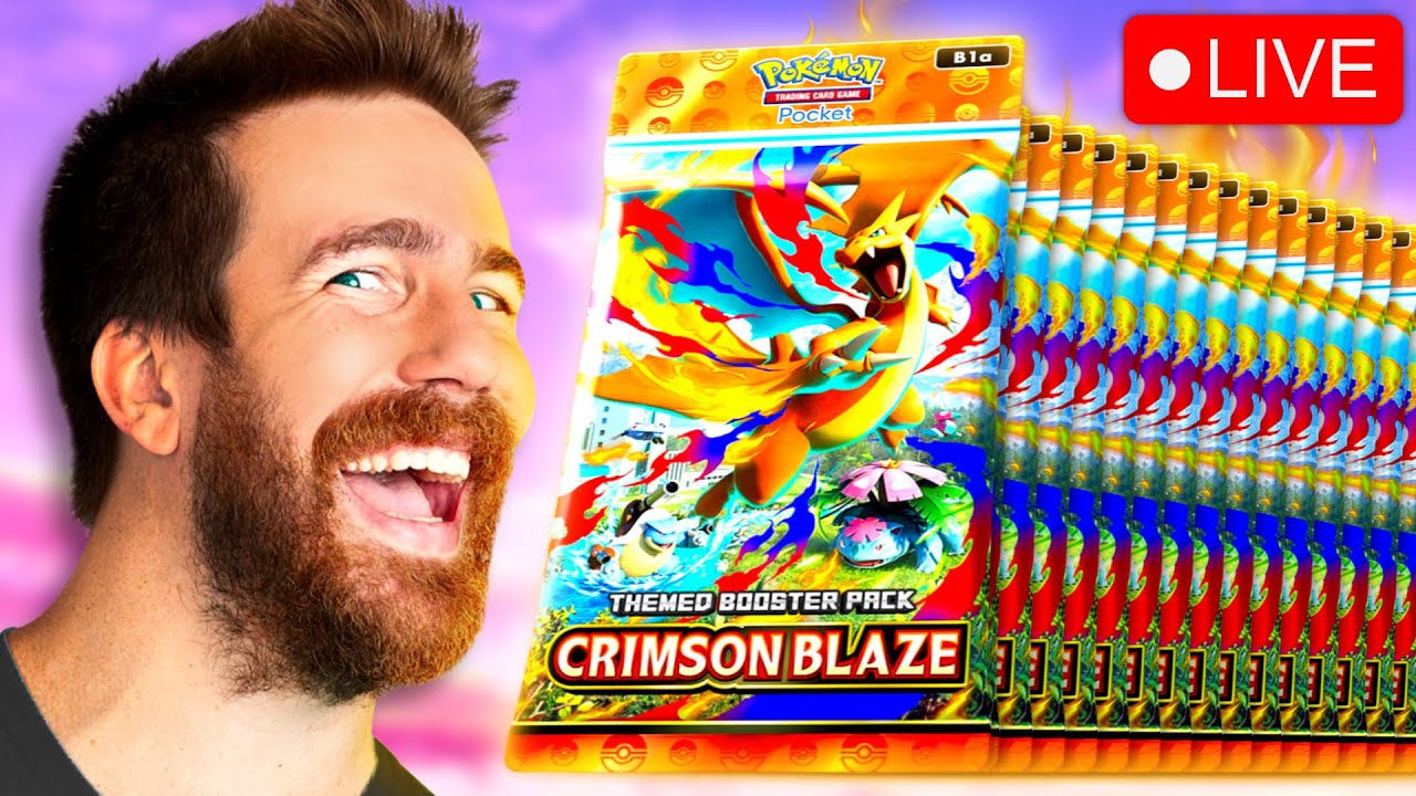 Opening 120+ *NEW* CRIMSON BLAZE Packs - Pokémon TCG Pocket
