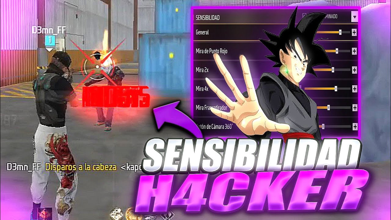 ✅ NUEVA SENSIBILIDAD H4CKER PARA PEGAR TODO ROJO EN FREE FIRE + BOTÓN DE DISPARO PERFECTO 🎯 SIN DPI