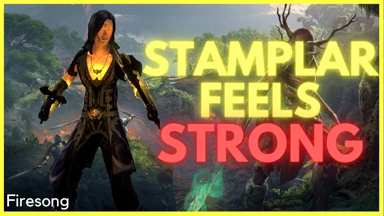 ESO PvP - Stamplar Feels STRONG Build Tutorial [Firesong Chapter]