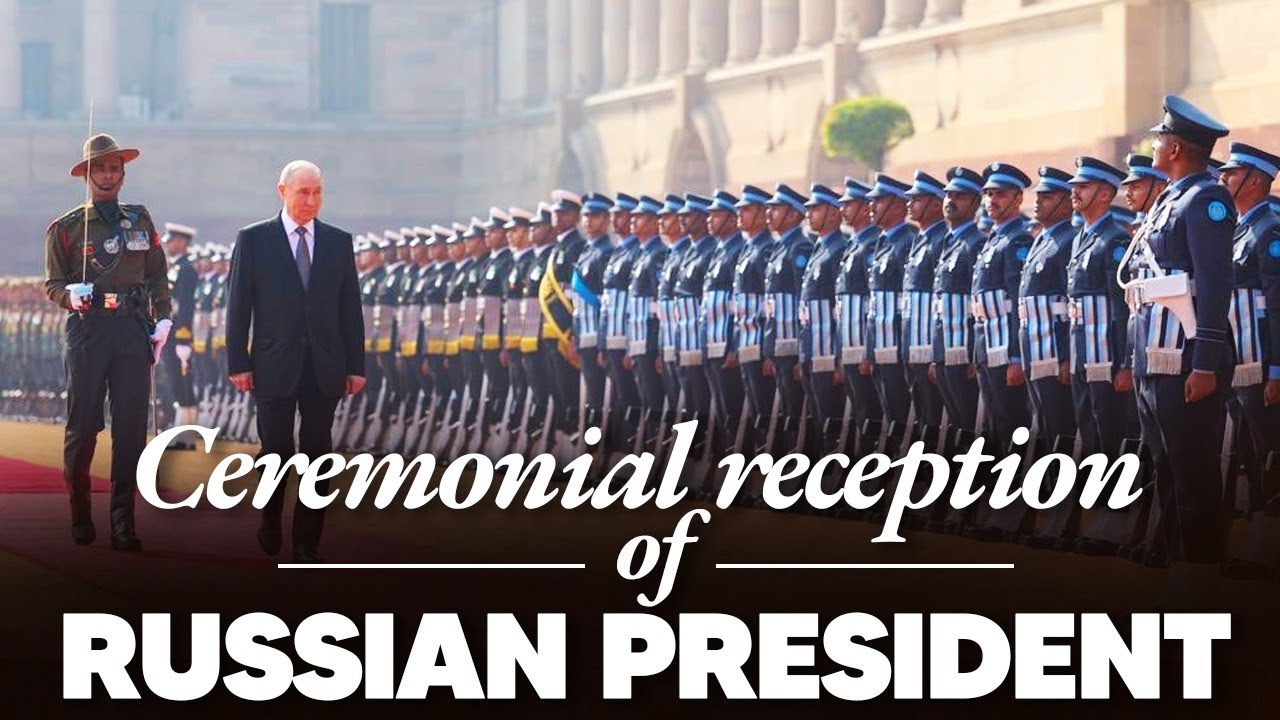 LIVE: PM Modi at ceremonial reception of Russian President Putin at Rashtrapati Bhavan