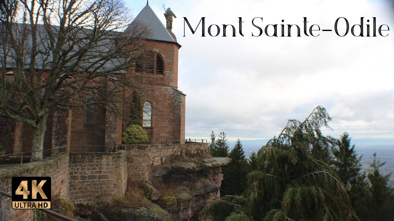 Visit to Mont Sainte-Odile, Alsace France