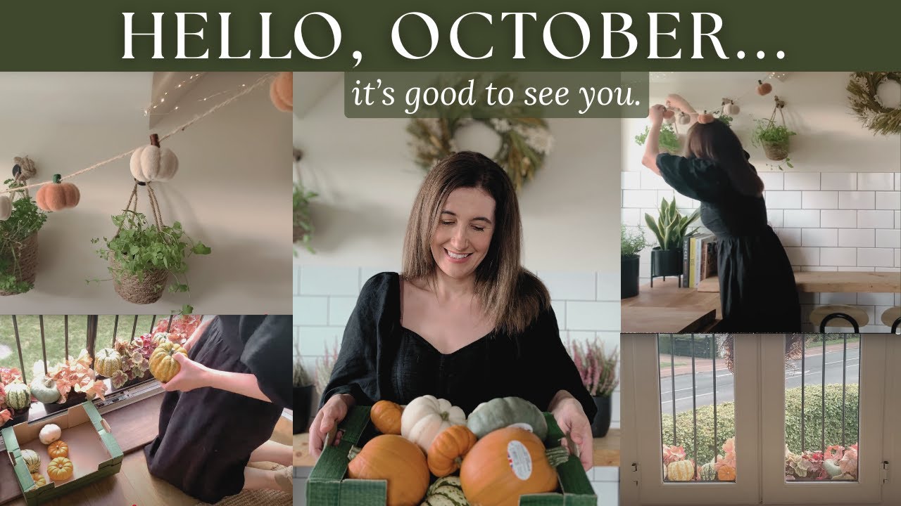 HELLO OCTOBER VLOG | Autumn in England, Soup Weather, British Countryside & Pumpkins