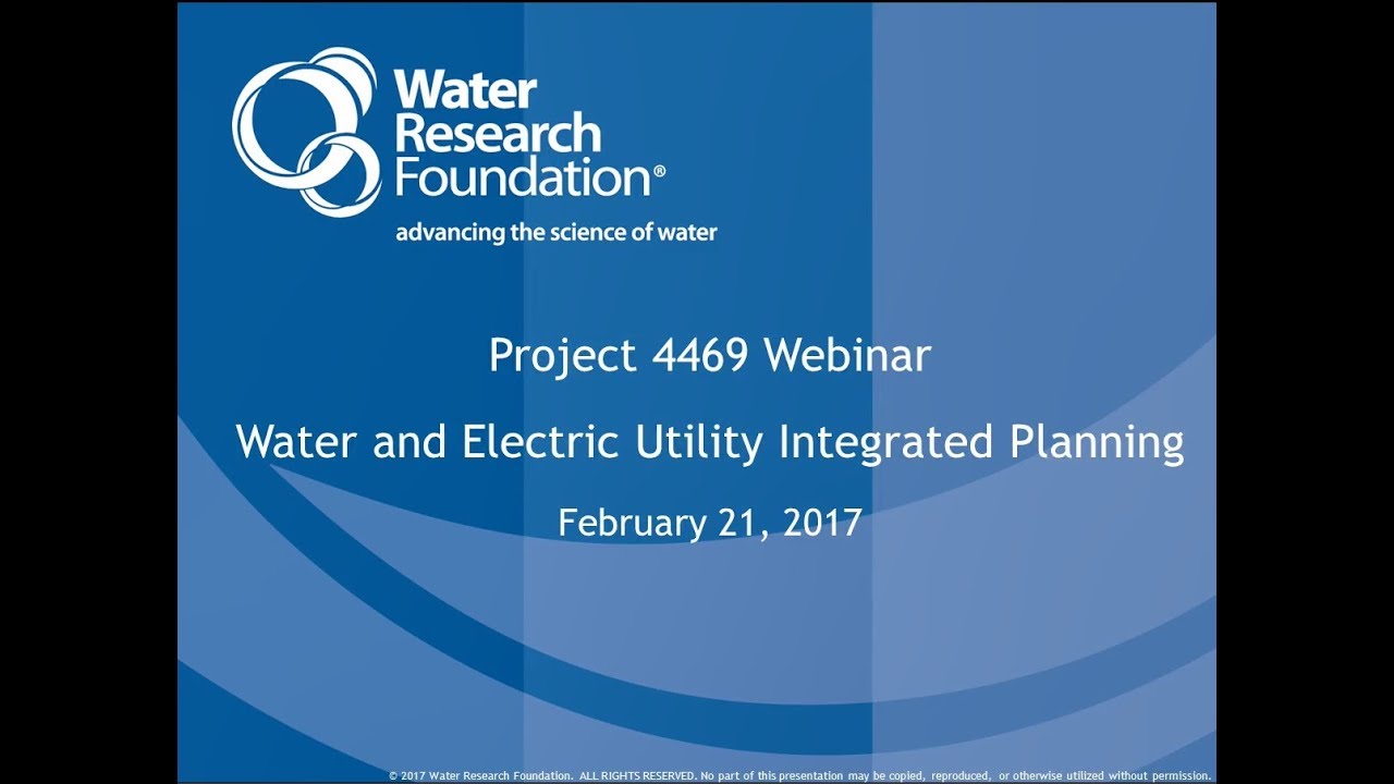 Water and Electric Utility Integrated Planning