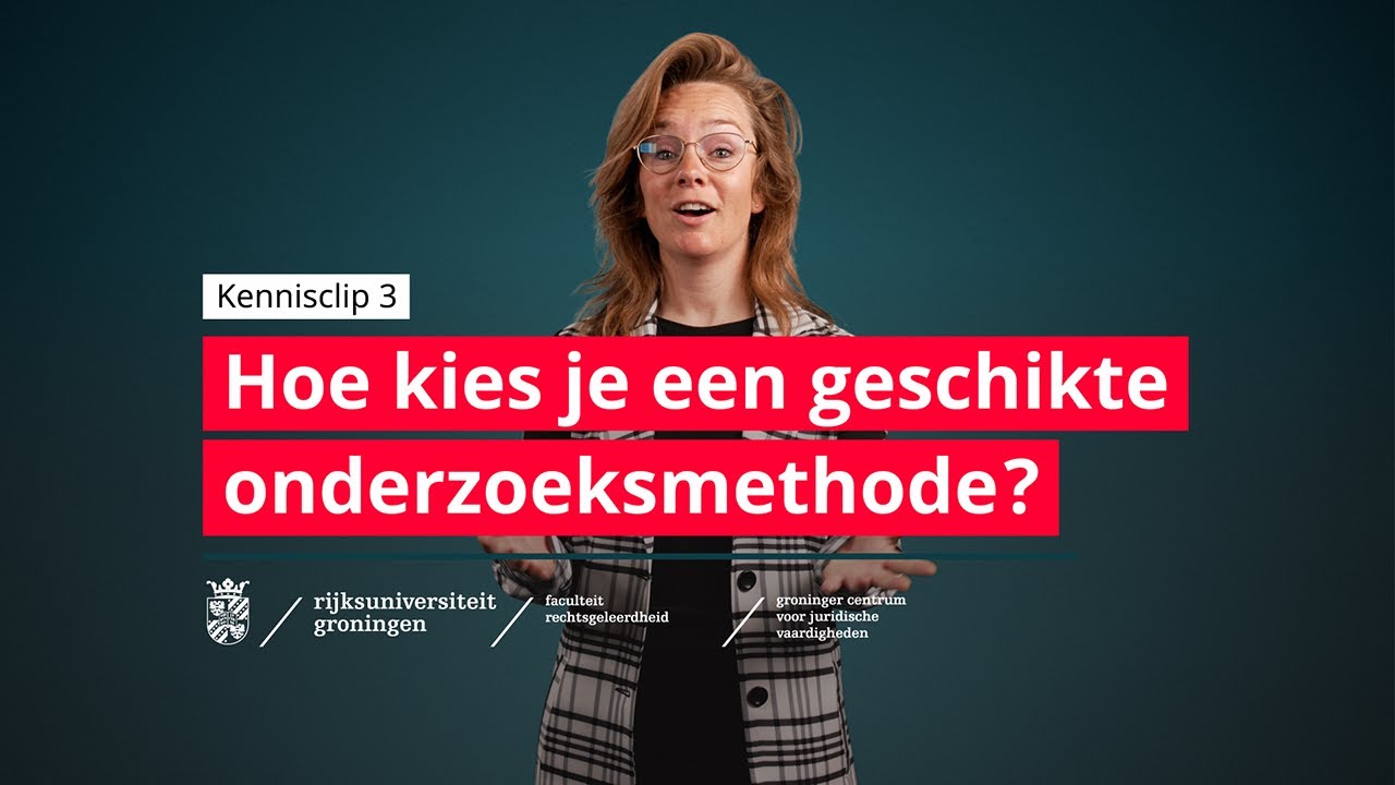 GCJV Kennisclip 3: Hoe kies je een geschikte onderzoeksmethode?