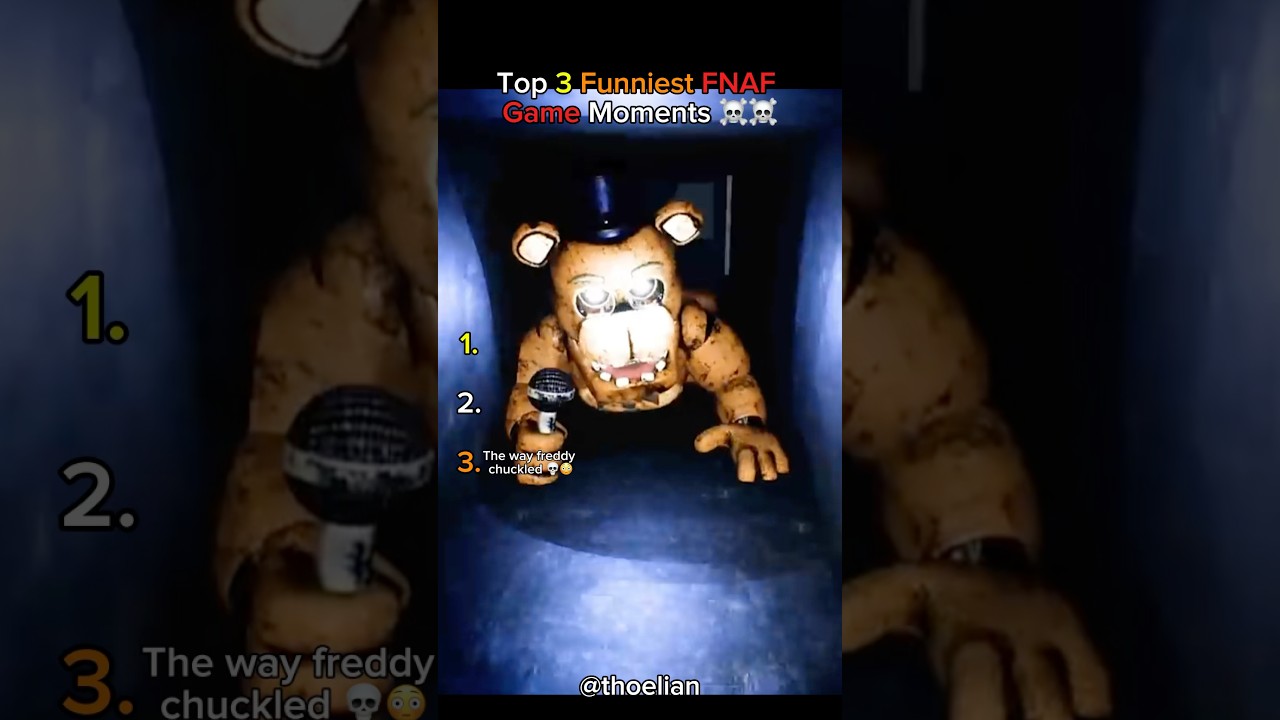 Top 3 Funniest FNAF Games Moments 🎮🥀 Freddy is Crazy💀💀