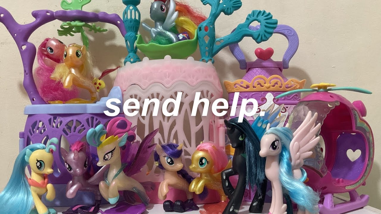 18 year old man splurges on my little ponies. send help.