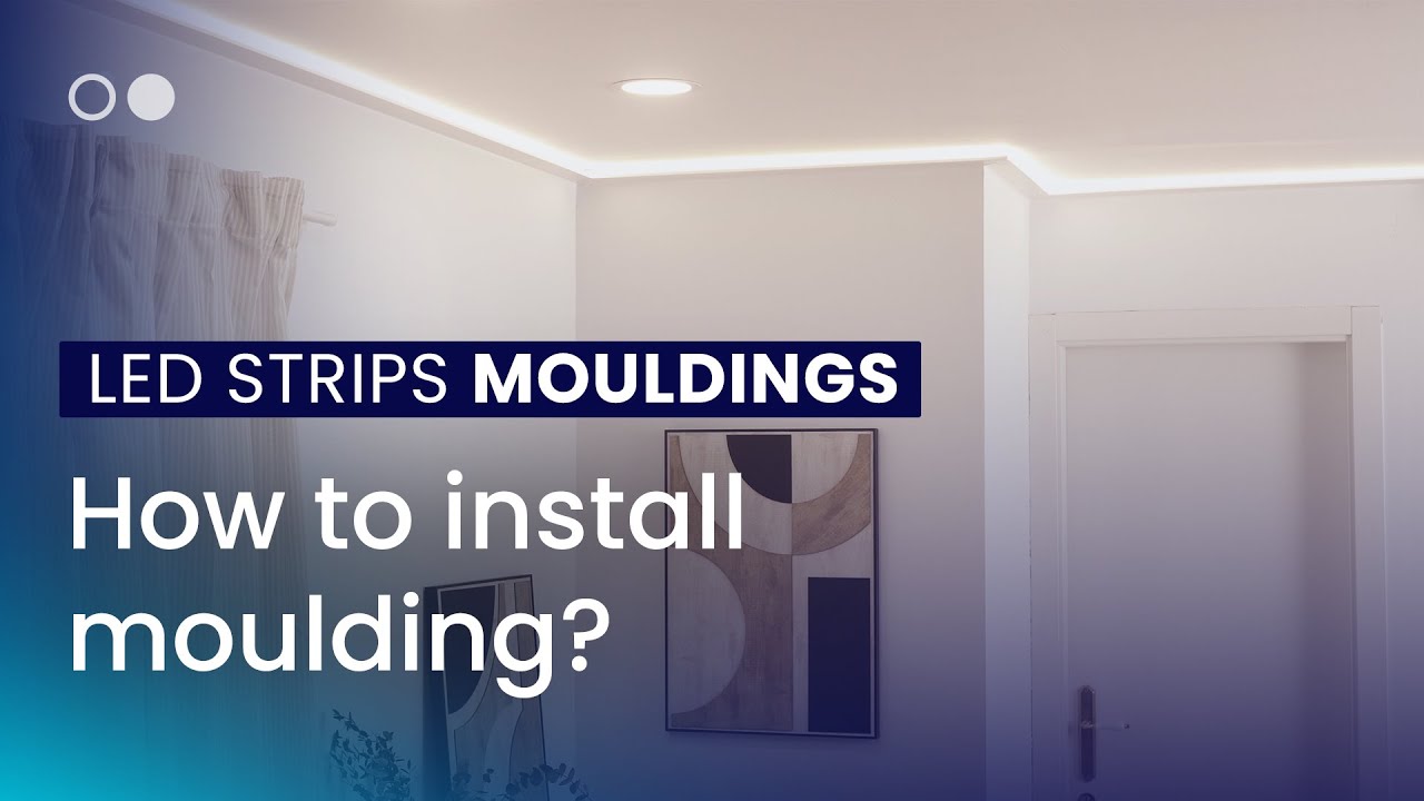 How to install moulding with an LED strip? - Ledkia