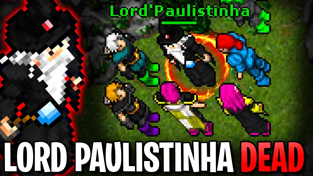 Matamos A LENDA Tibiana LORD PAULISTINHA em Lutabra no Tibia 🔥