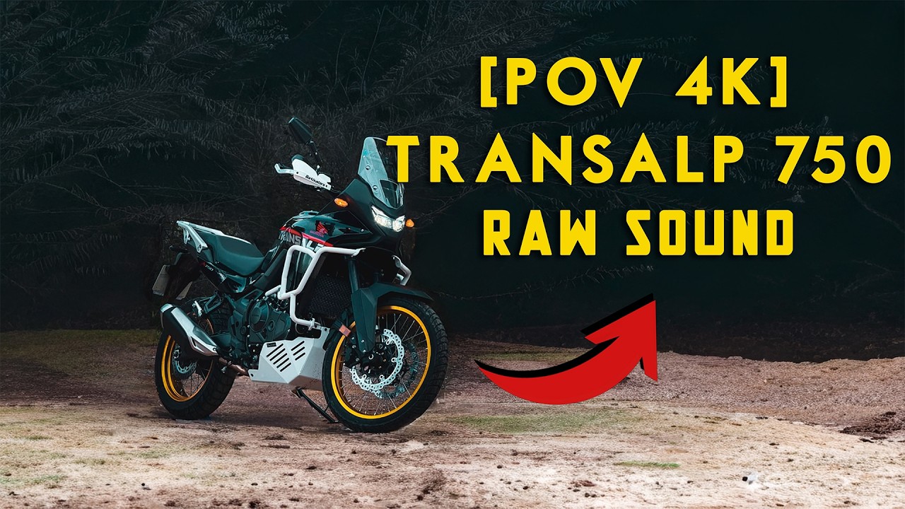 📍 [4K POV] Transalp 750 | Forest Roads | Raw Sound [Stock Exhaust]