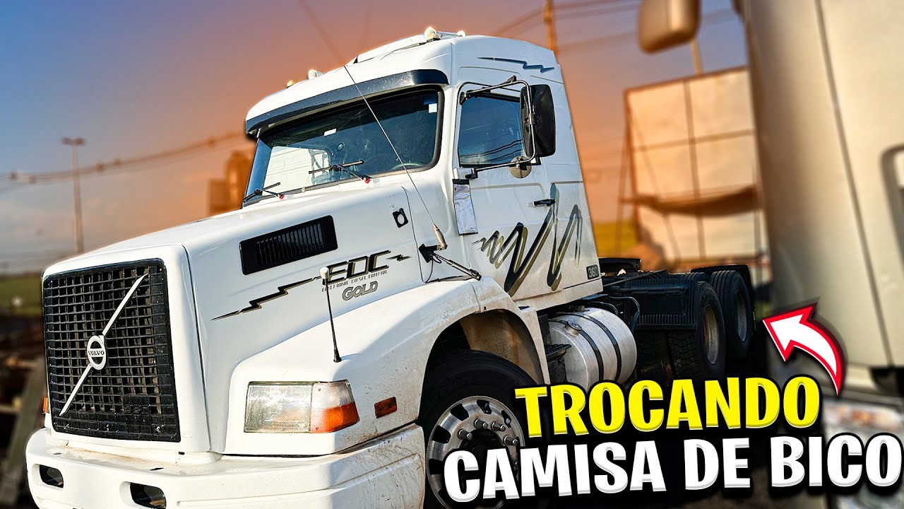 TROCANDO CAMISA DE BICO DO VOLVO EDC !!!