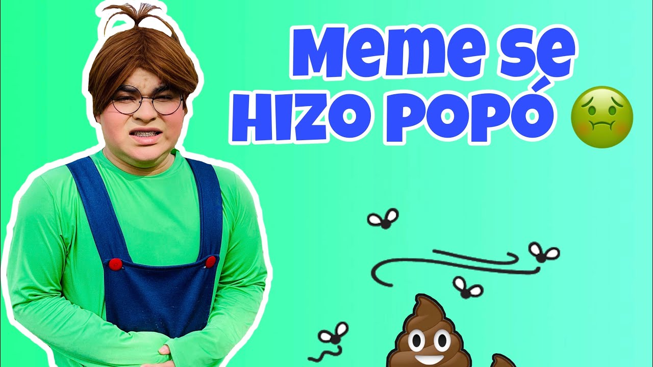 MEME SE HACE DEL BAÑO EN EL PANTALÓN 💩/ NO QUIERO IR AL BAÑO
