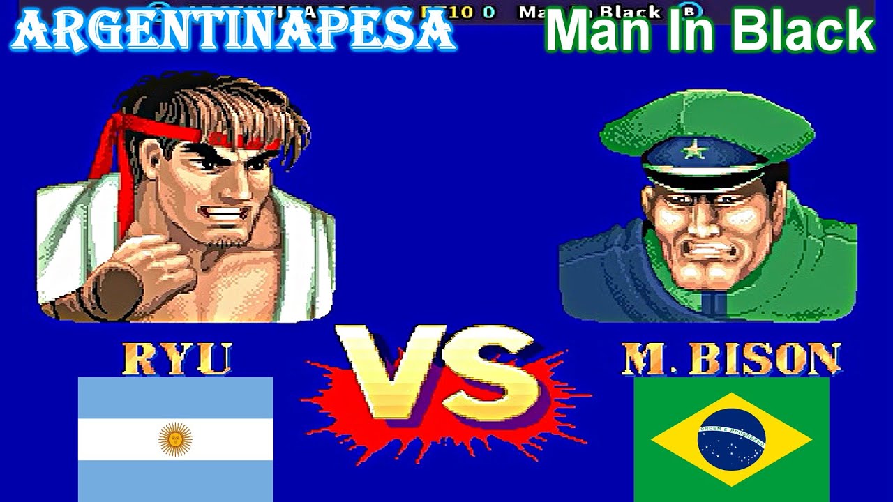 Street Fighter II': Champion Edition - ARGENTINAPESA vs Man In Black FT10