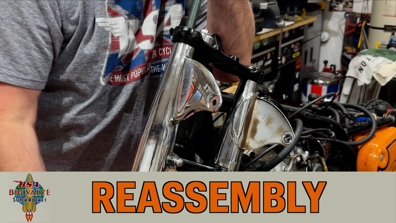 1962 BSA A10 Super Rocket (Part 12) - Reassembly begins