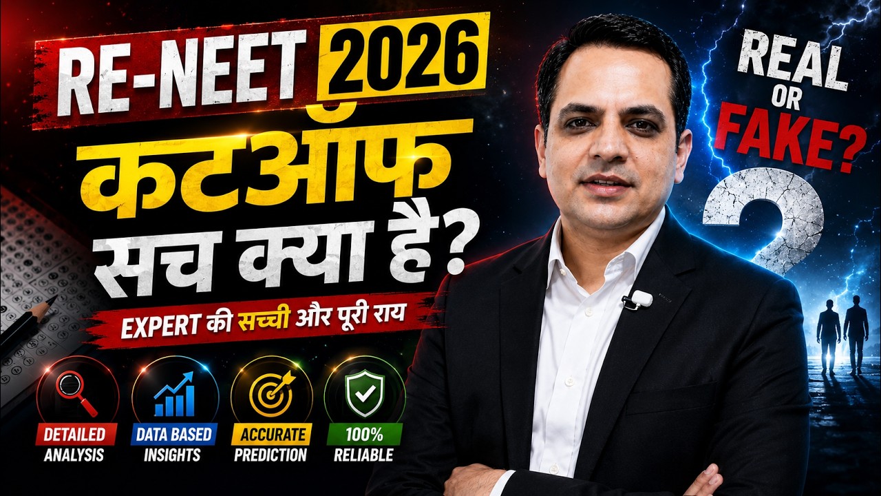 Re-NEET 2026 Cutoff, Coaching Institutes Jo Nahi Batate 😤 Real Analysis #neet2026 #neet #reneet2026